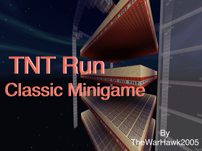 TNT Run MCPE Maps minecrafts.us