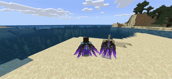 Papa Smurfs Draco Elytra Wings MCPE Texture Packs minecrafts.us