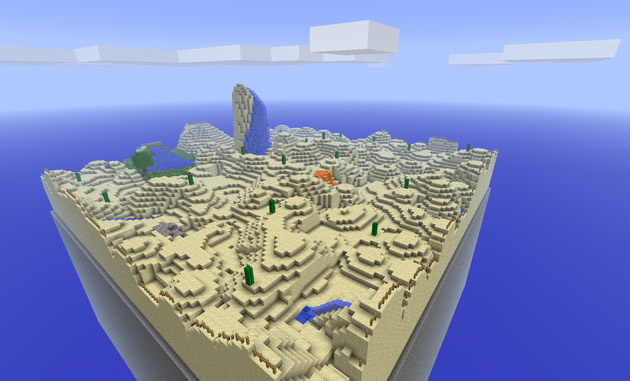 Survival Map Desert Oasis Minecraft Server Australia