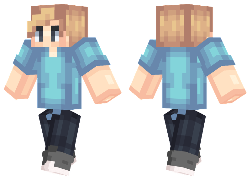 blue prestonplayz Minecraft Skin minecrafskins.com