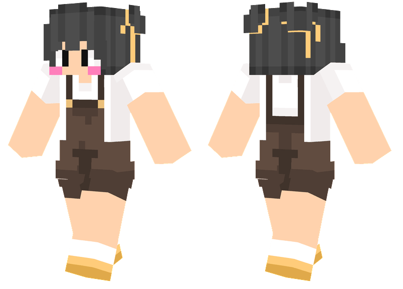 Brown Overalls Minecraft Skins