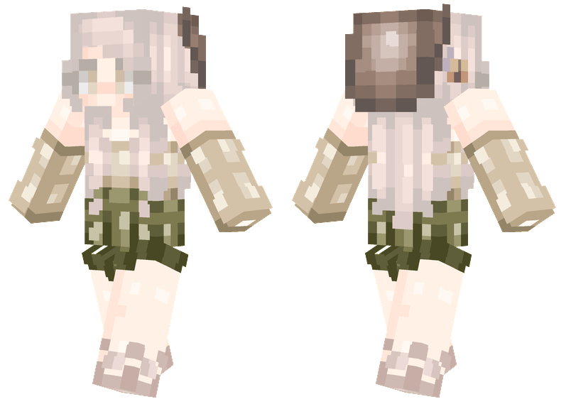 Cottagecore Girl Minecraft Skins