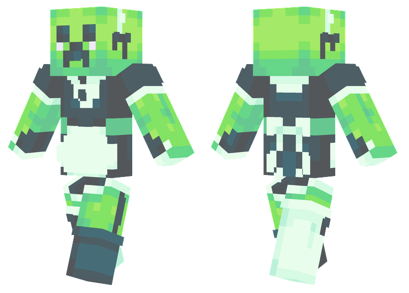 Creeper Maid Minecraft Skins