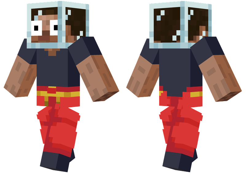 Fishbowl Dude Minecraft Skins