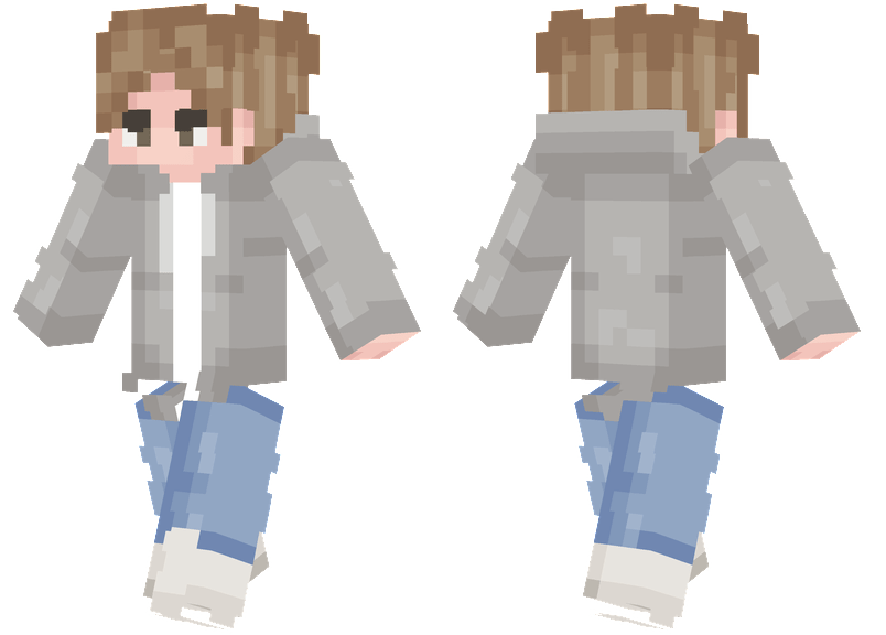 Grey Jacket Minecraft Skins