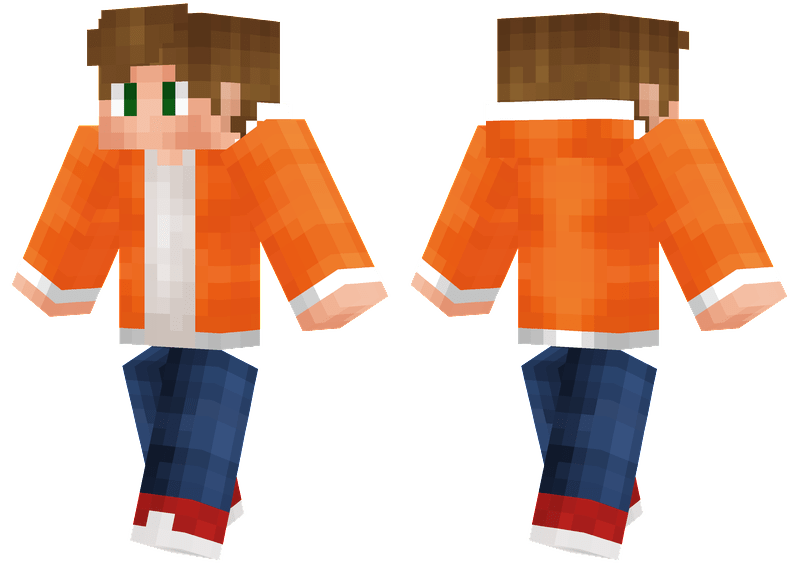 Orange Jacket Minecraft Skins
