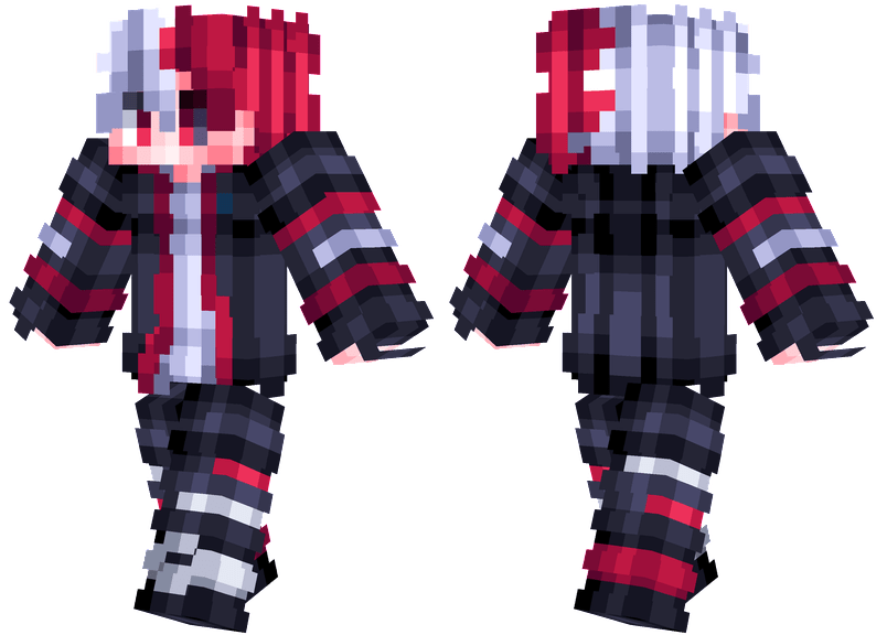 Red and Silver Minecraft Skins