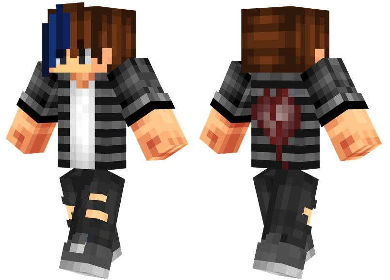 Blue PrestonPlayz Minecraft Skin minecrafskins.com