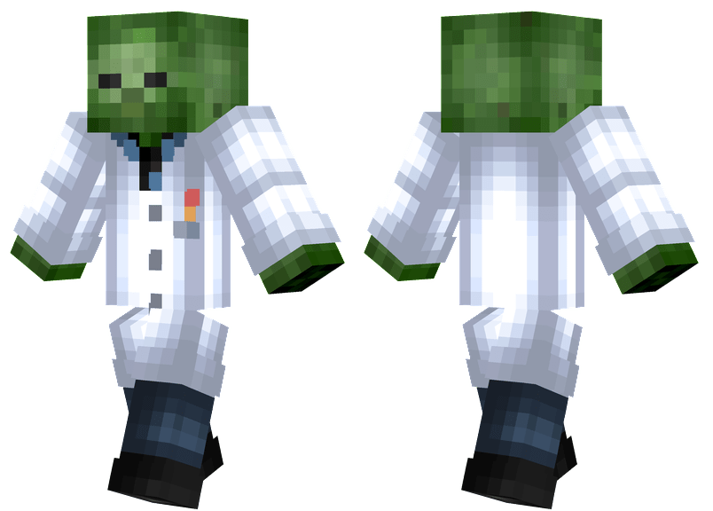 Scientist Zombie Minecraft Skins