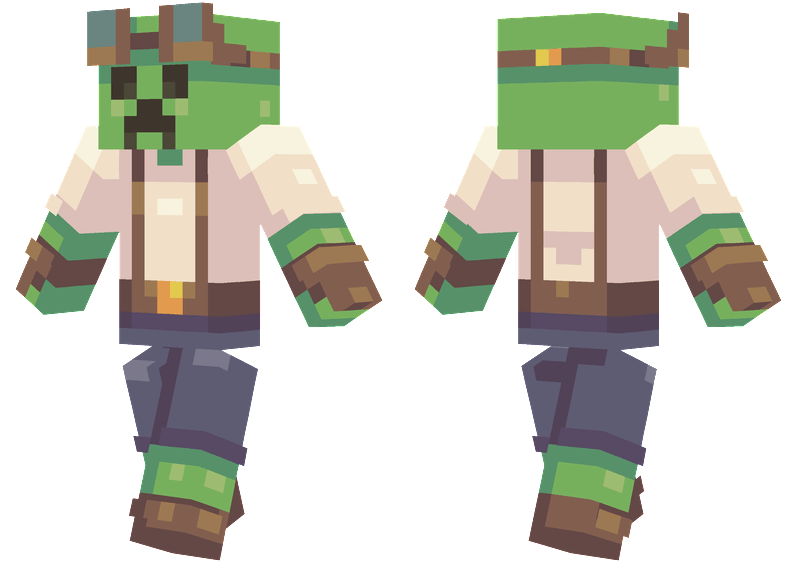 Steampunk Creeper Minecraft Skins