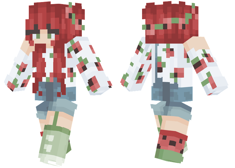 Watermelon Mania Minecraft Skins