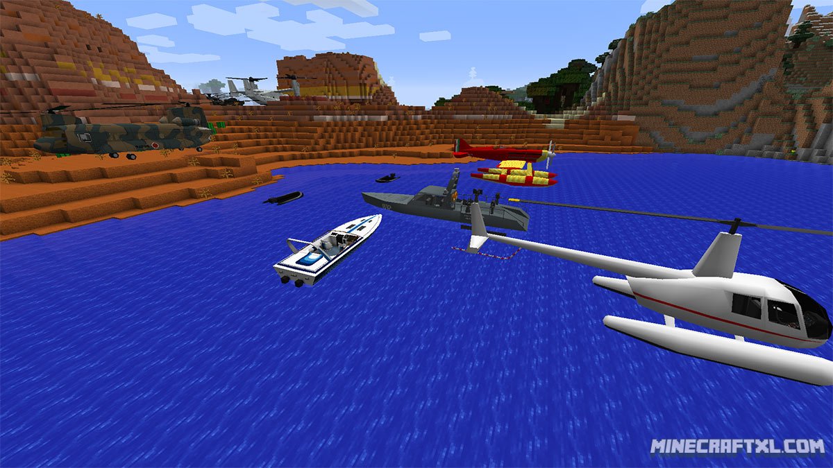 MC Helicopter Mod Download for Minecraft 1.7.10