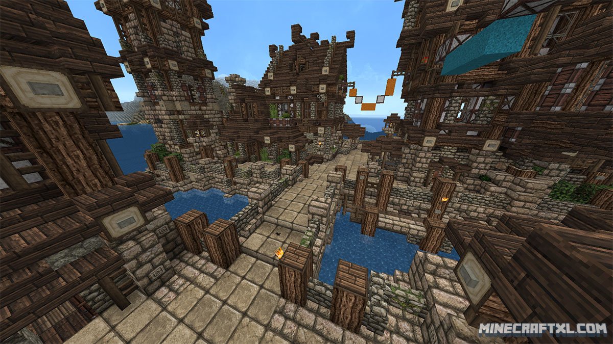 Medieval Village Map Download for Minecraft 1.7/1.6