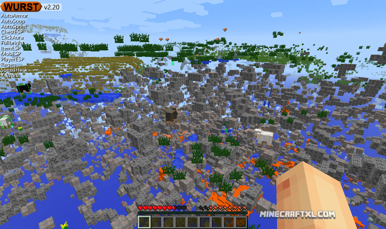 Download Wurst Minecraft Hack for 1.8.X 1.8.9