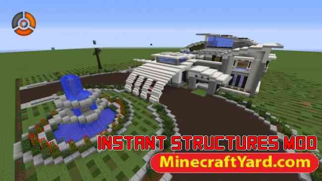 Instant Structures Mod 1.15.2/1.14.4/1.13.2/1.12.2/1.11.2