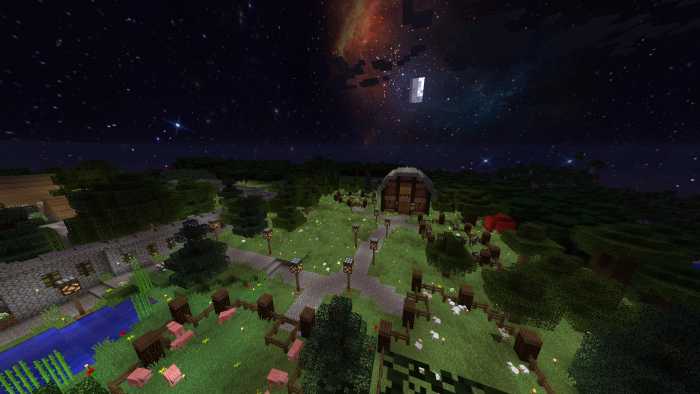 Custom Sky Resource Pack 1.14.4/1.13.2/1.12.2/1.11.2/1.10.2 Download