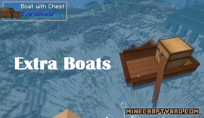 Extra Boats Mod 1.17.1/1.16.5/1.15.2/1.14.4 (Start Sailing) Minecraft