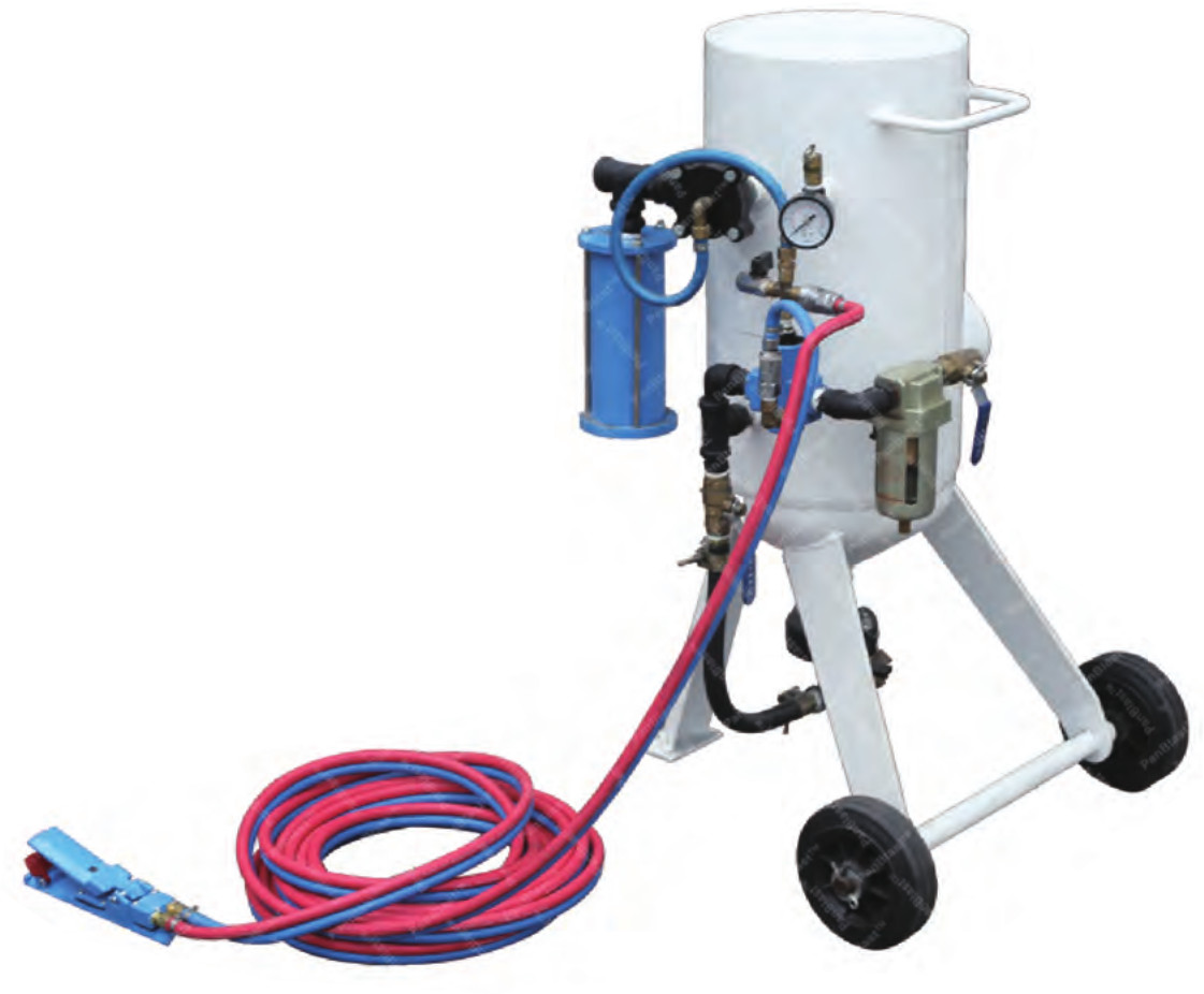 50lb Sandblasting Pot Industrial Minerals (NZ) Ltd