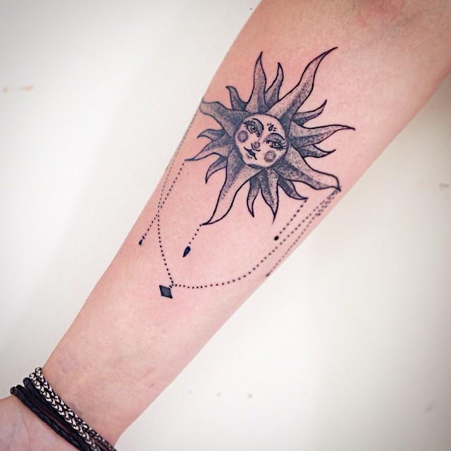 90 Tatuagens de pôr do sol e o significado delas? 60 Tatuagens de Sol Belíssimas e Inspiradoras