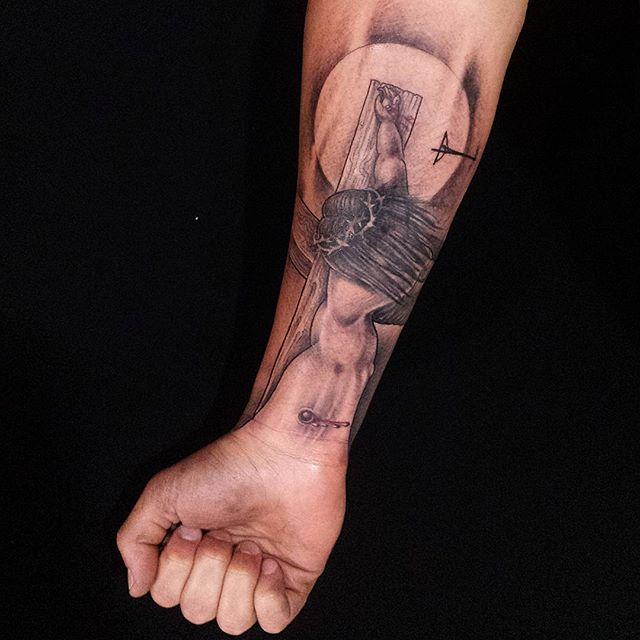 Suficiente Tatuagem De Jesus Cristo No BraçO 3d ZG38 Ivango 70 Tatuagens de Jesus Cristo Impressionantes!