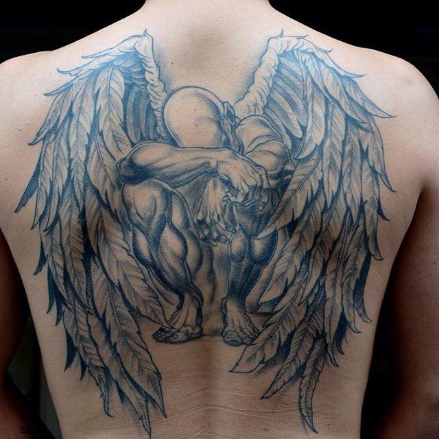 75 melhores desenhos de tatuagem de anjo que vai fazer você se 60 Tatuagens de Anjo Inspiradoras Melhores Fotos!