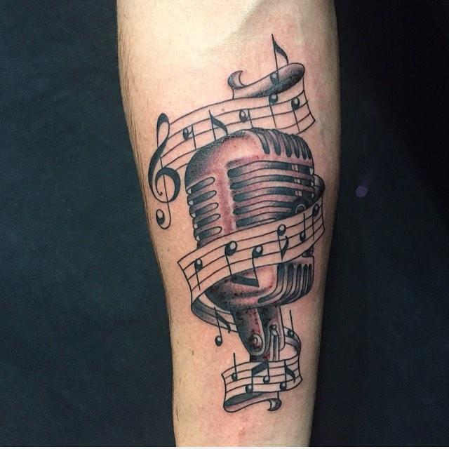 60 Tatuagens de Música Criativas (as melhores fotos!) 60 Tatuagens de Notas Musicais Lindas e Criativas