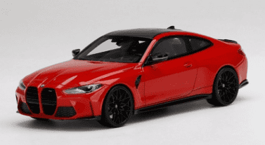 BMW M4 COMPETITION COUPE 2020 RED METALLIC MINICHAMPS 1/43°