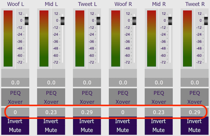 Car Audio Time Alignment Calculator