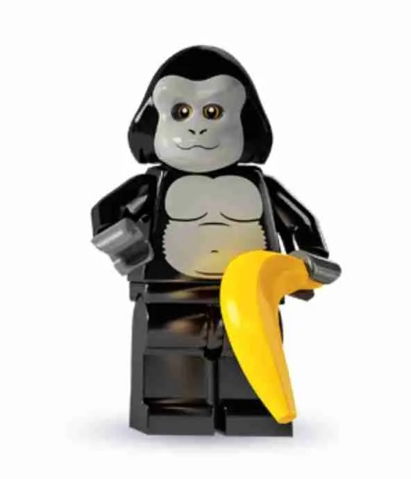 Gorilla Suit Guy MinifigureMaddness Express Shipping Worldwide