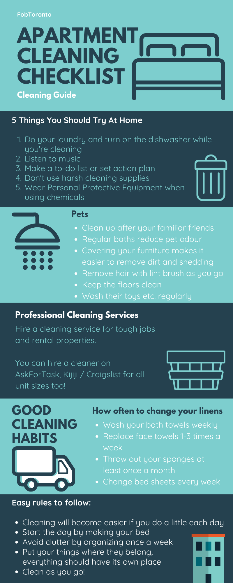 Apartment Cleaning A Handy Checklist MiniFob