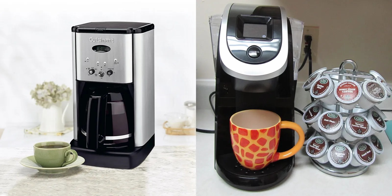 Cuisinart vs Keurig Smart coffee makers compared Keurig Mini, Pink Keurig and Keurig