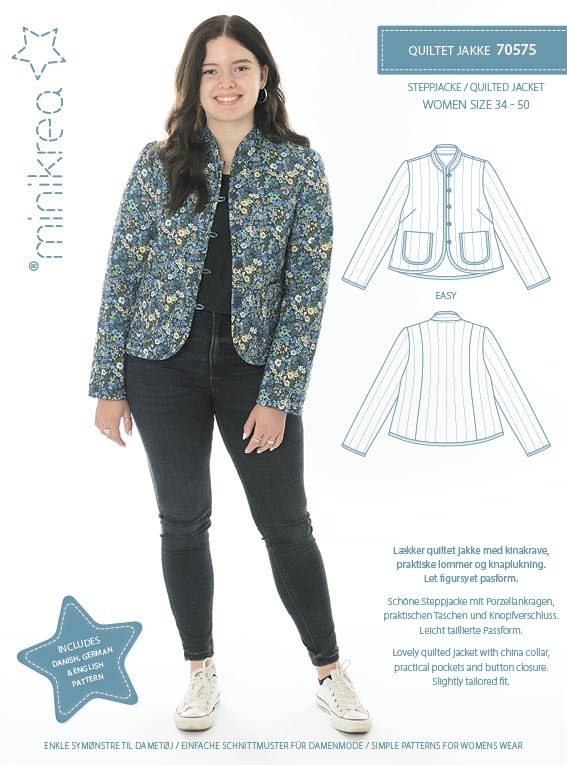 11+ Designs Boucle Jacket Sewing Pattern KikoShihan