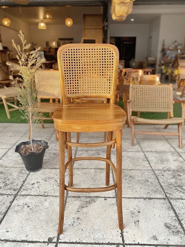 Teak Stool Bar » Minimal Design Phuket