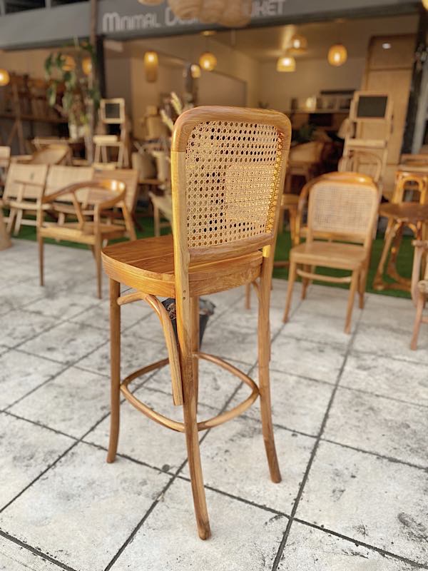 Teak Stool Bar » Minimal Design Phuket