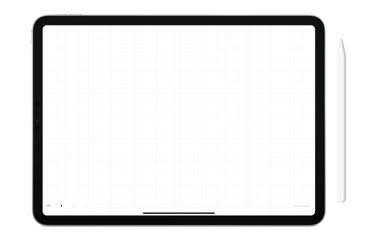 Minimalist Notepad for iPad and Apple Pencil