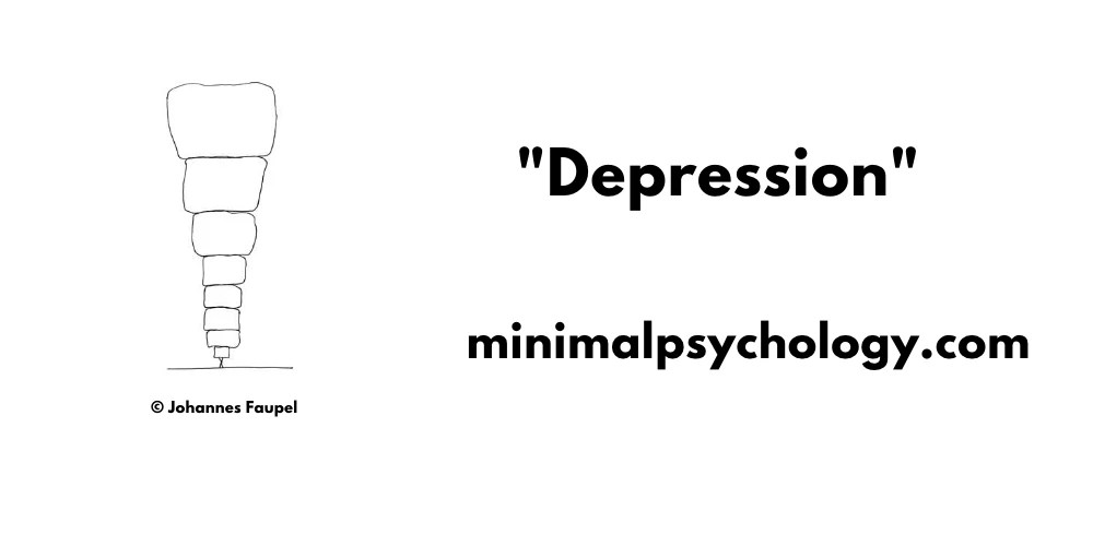 Depression How To Treat It In A New Way Minimal Psychology