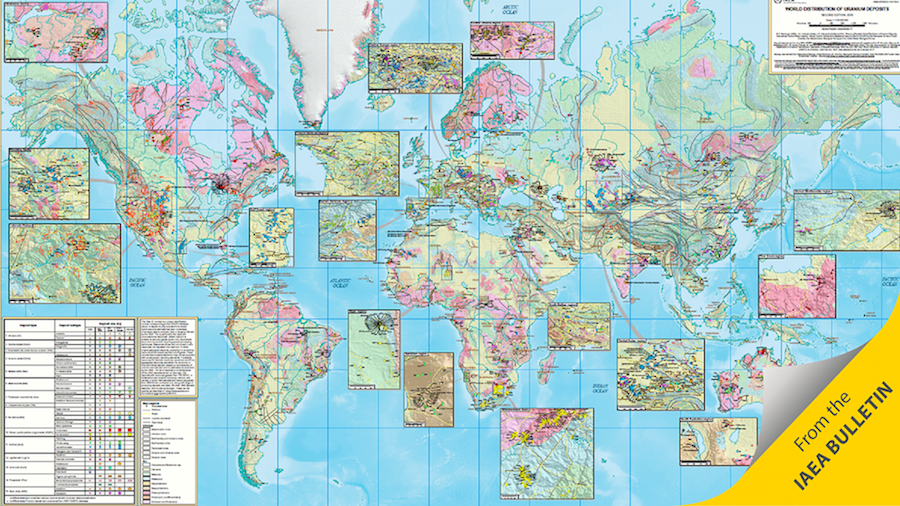 IAEA launches easy to use digital map of world's uranium distribution