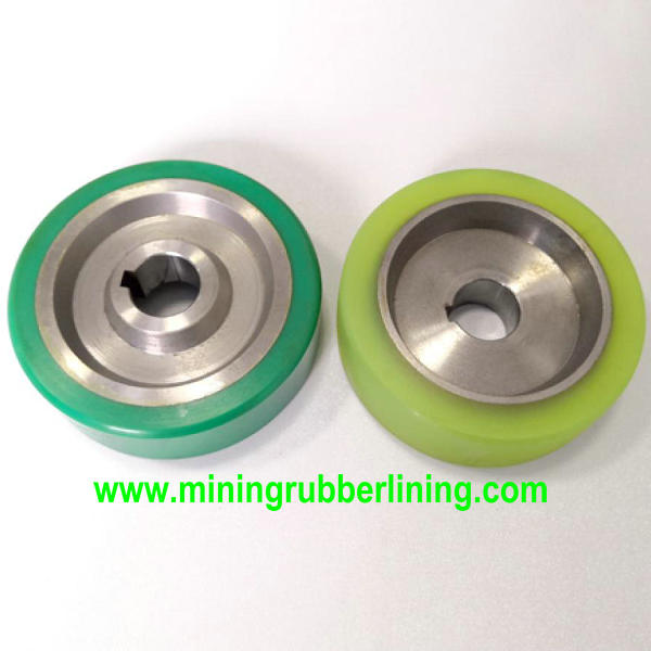 Polyurethane Wheels PU Lined Wheels Urethane Coated Wheels China