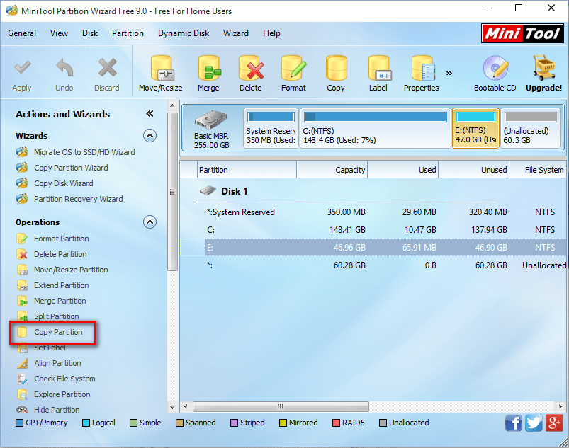 Backup Your Partition in Windows 10 via Free Drive Clone Software