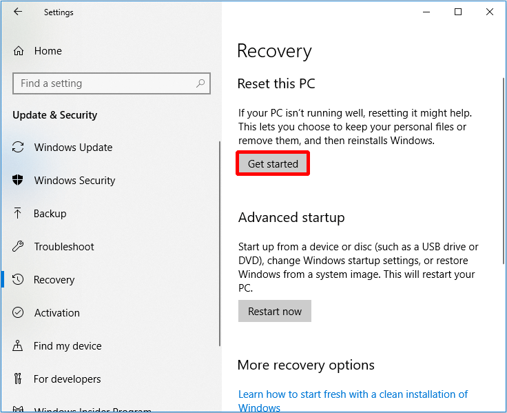 Factory Reset Any Windows 10 Computer Using Command Prompt MiniTool