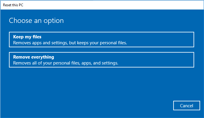 Factory Reset Any Windows 10 Computer Using Command Prompt - MiniTool