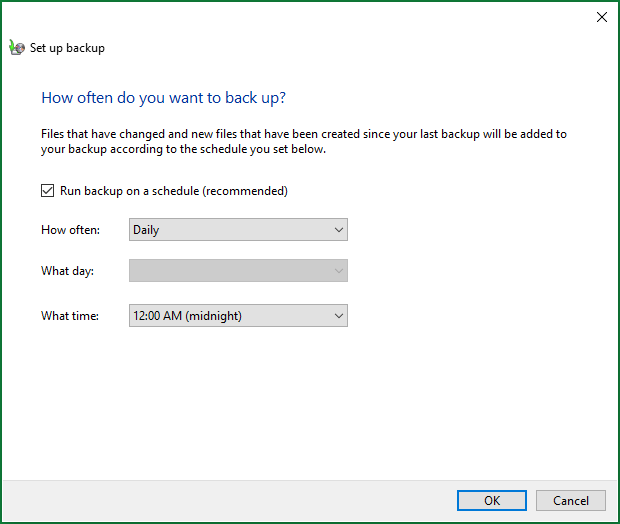 Configure Windows Systems to Automatically Backup User Data MiniTool