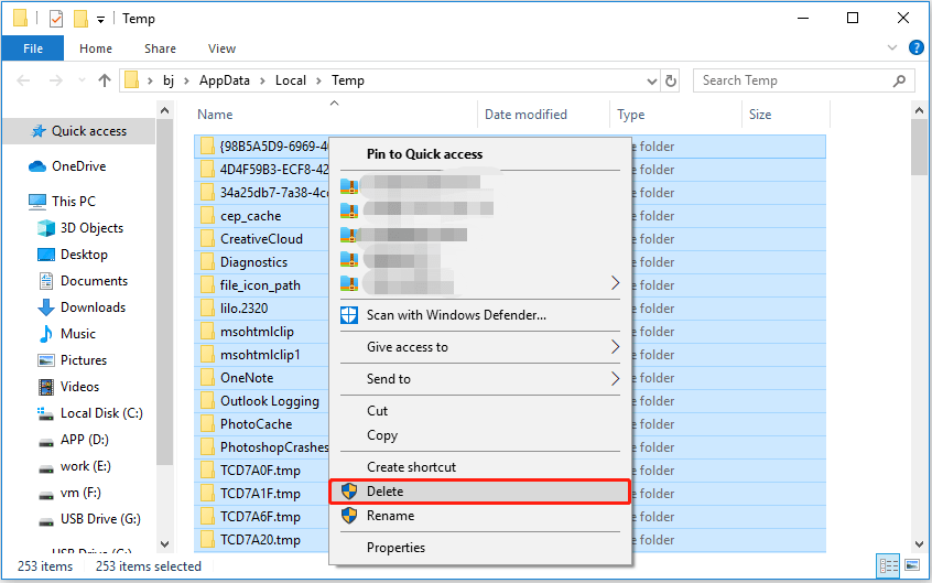 7 Ways to Fix Make Sure Your Temp Folder Is Valid MiniTool