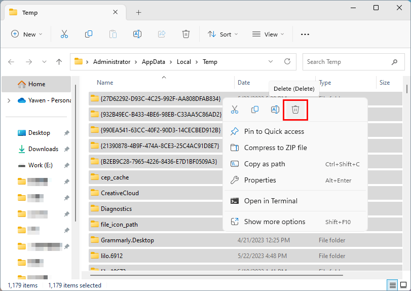 How to Clean up the AppData Folder on Windows 11 or Windows 10? MiniTool