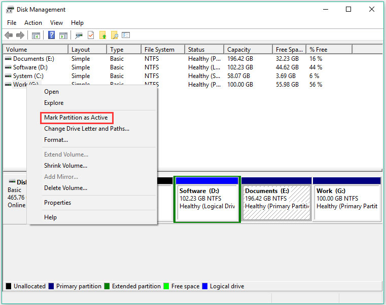How to Mark Partition as Active or Inactive in Windows MiniTool