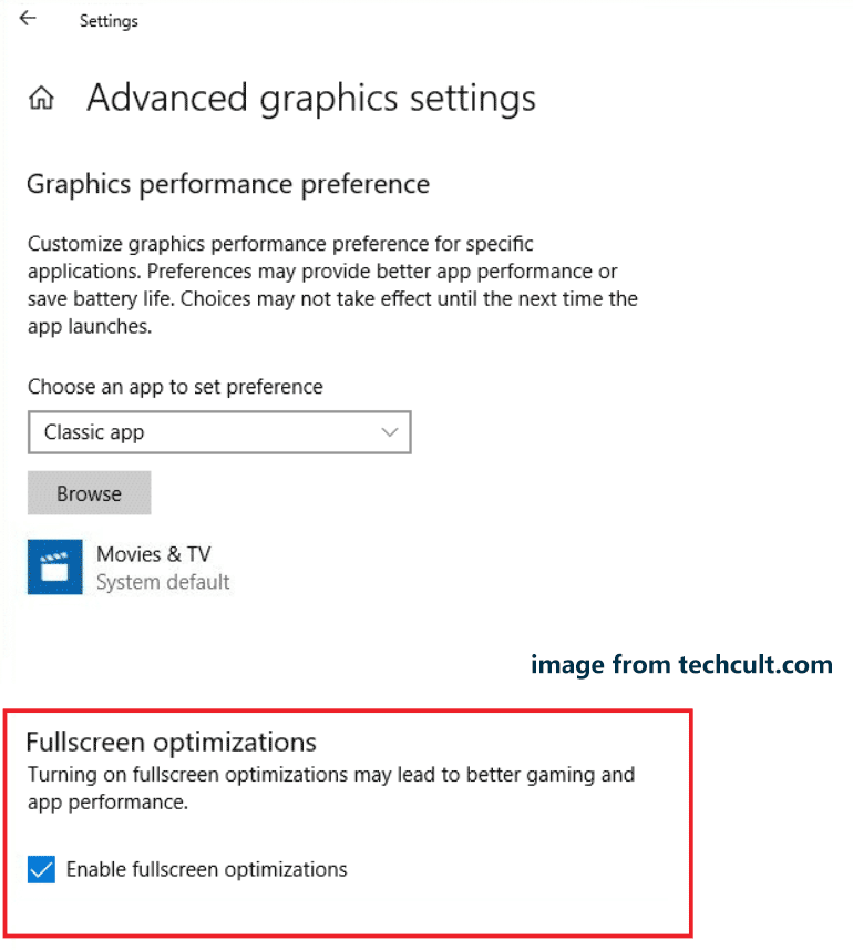 How to Disable Fullscreen Optimizations Windows 10 MiniTool