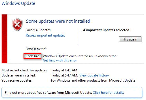 Windows Update Error Code 646 What’s It & How To Fix