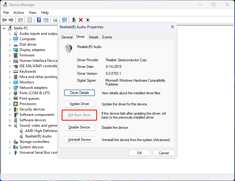 Fix Realtek Audio Console Doesn’t Support for This Machine MiniTool
