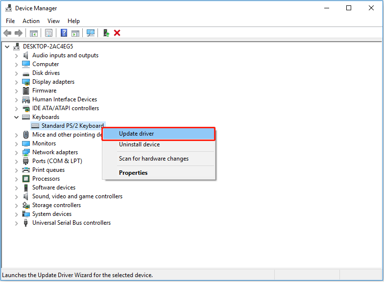 Solutions to the Automatic Typing on the Keyboard MiniTool