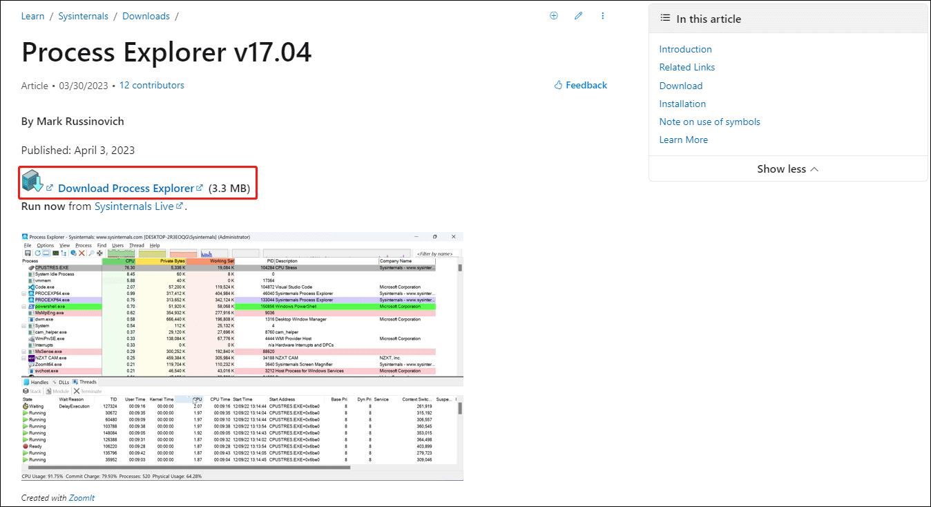 What Is Process Explorer? Process Explorer Download for Win10/11 MiniTool